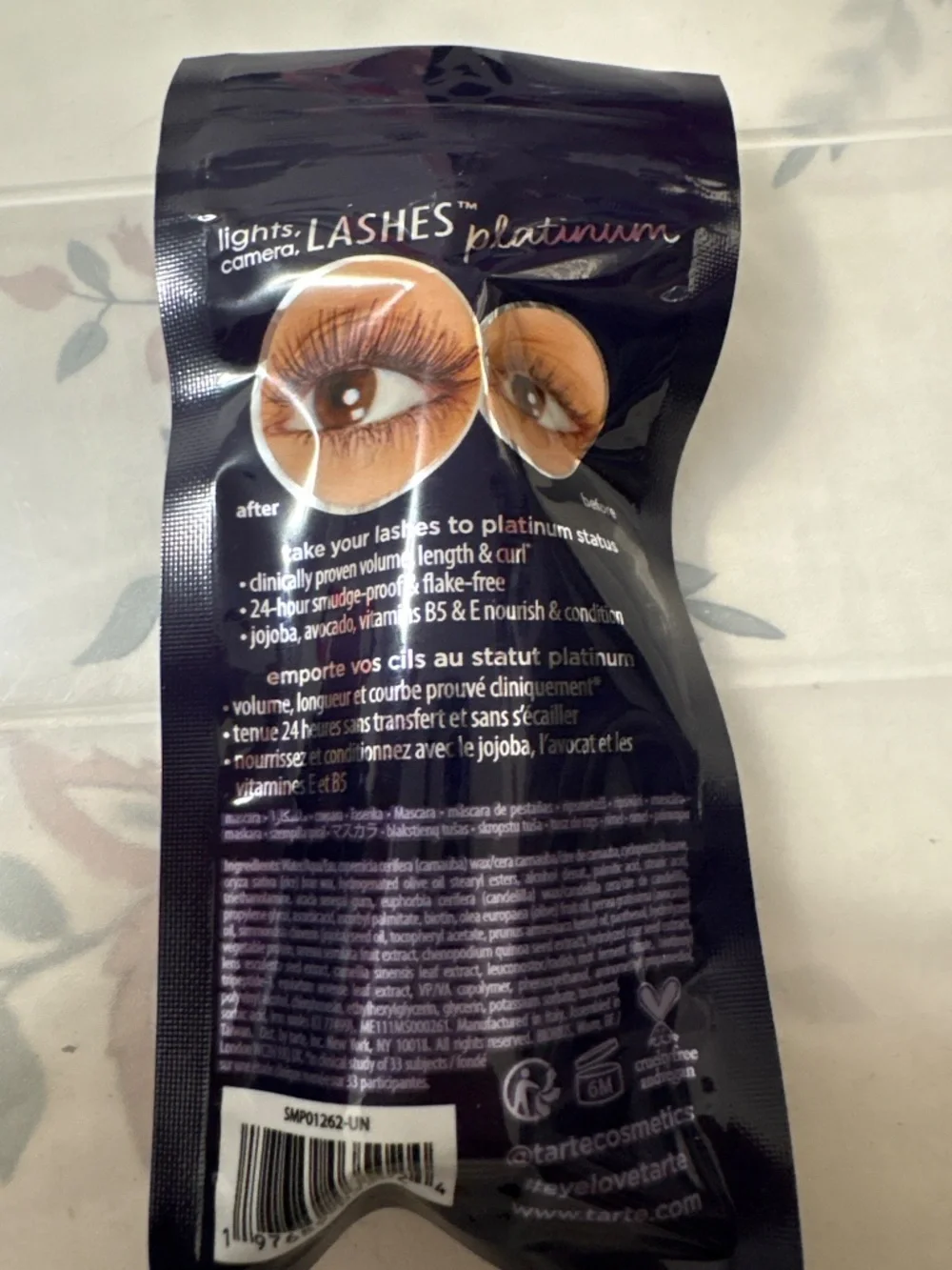Tarte Travel-Size Lights, Camera, Lashes Platinum Mascara